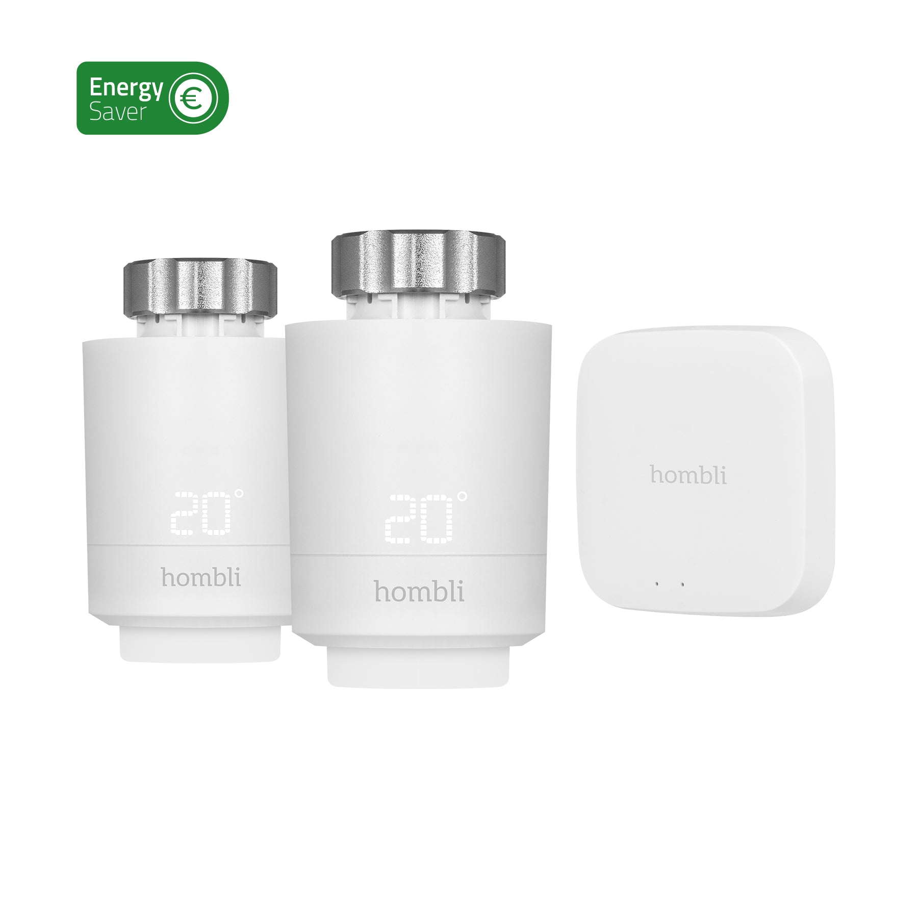 Hombli Smart BT Radiator Thermostat Starter kit 2 + Bridge