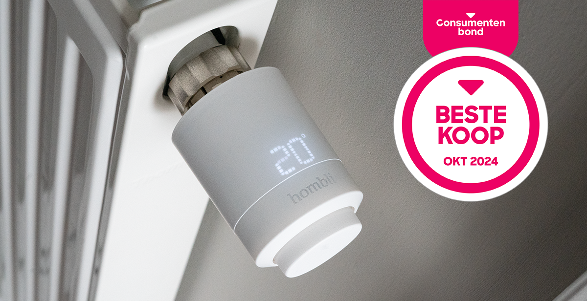 Smart Radiator Thermostat For Column Radiator Smarter Heating with the Hombli Smart Radiator Thermostat – Awarded ‘B