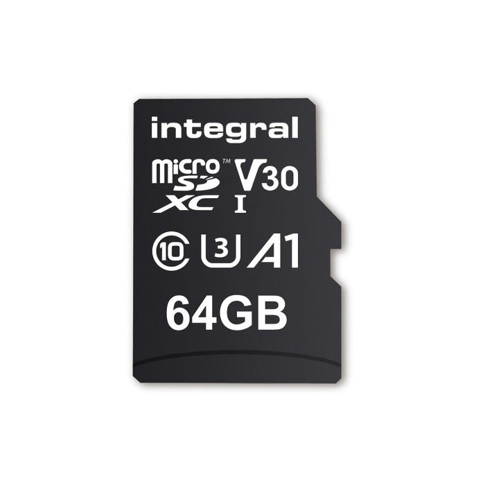 128GB Integral V30 High Speed microSDXC card