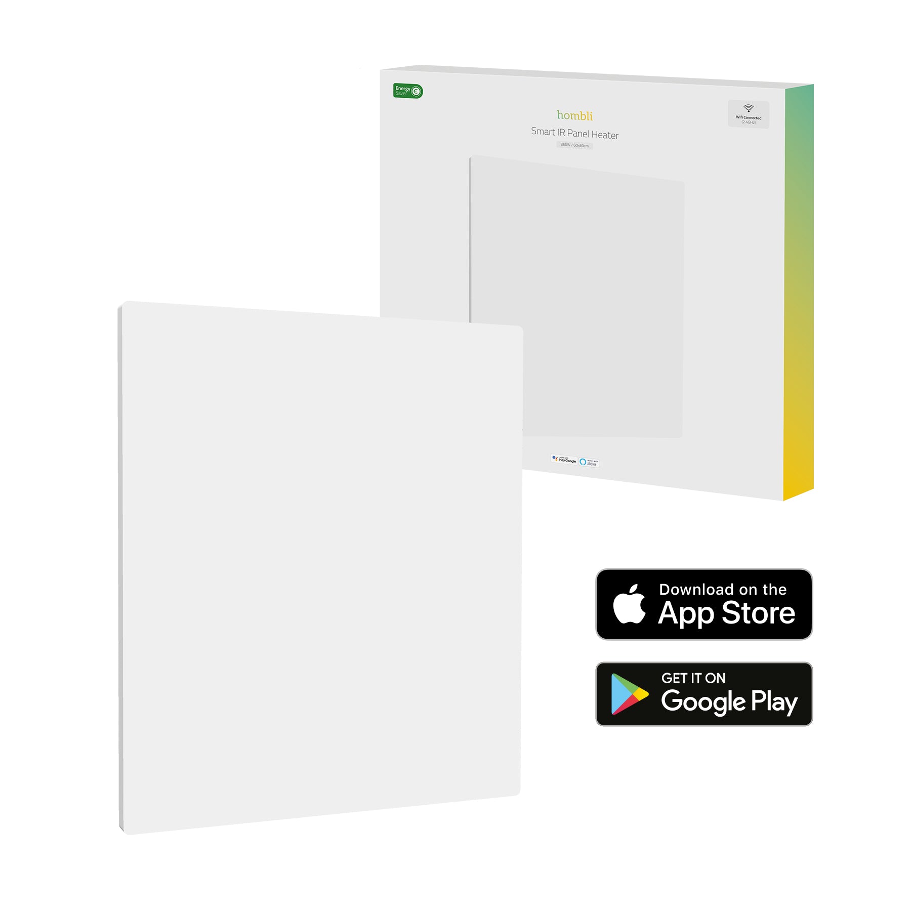 Hombli Smart Infrared Heatpanel 350w White