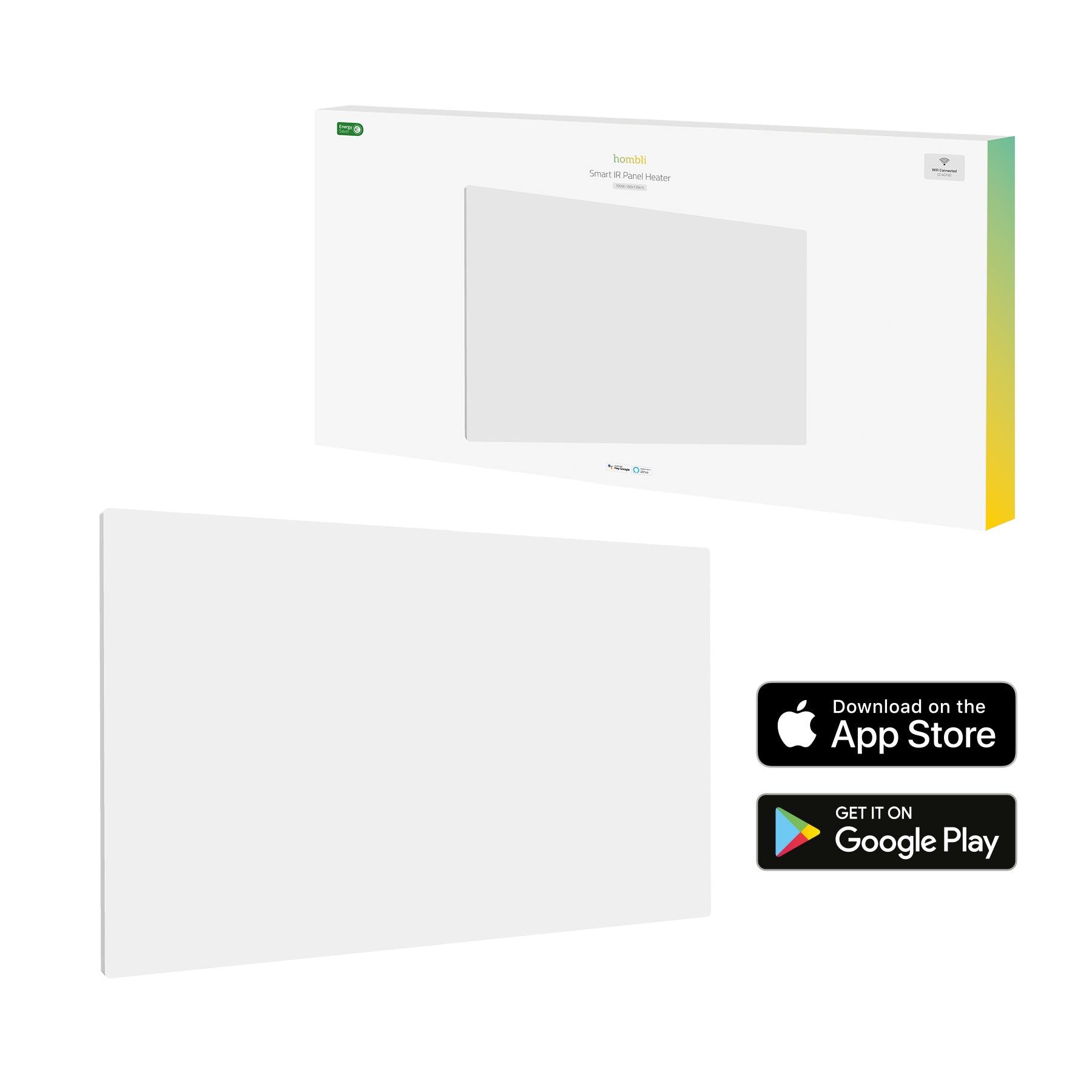 Hombli Smart Infrared Heatpanel 700w White